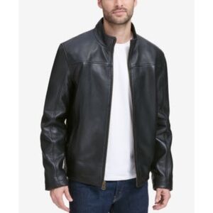 Cole Haan Black Leather Jacket